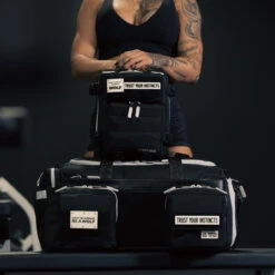 40L Ultimate Duffle Bag Alpha Black White Accents -Wolfpak 0F418F00 3981 4612 A876 8EF1702670D8