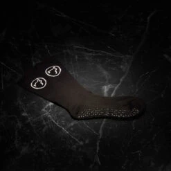 Alpha Black Grip Socks