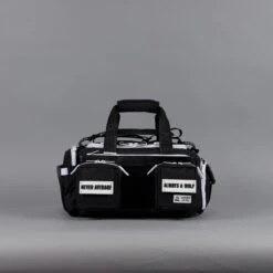 20L Mini Duffle Bag Black With White Accents -Wolfpak 20Ls4.30.24 013