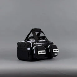20L Mini Duffle Bag Black With White Accents -Wolfpak 20Ls4.30.24 014