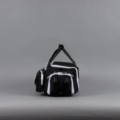 20L Mini Duffle Bag Black With White Accents -Wolfpak 20Ls4.30.24 025