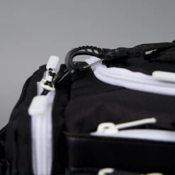 20L Mini Duffle Bag Black With White Accents -Wolfpak 20Ls4.30.24 038