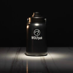 64oz Flask Black White Letters