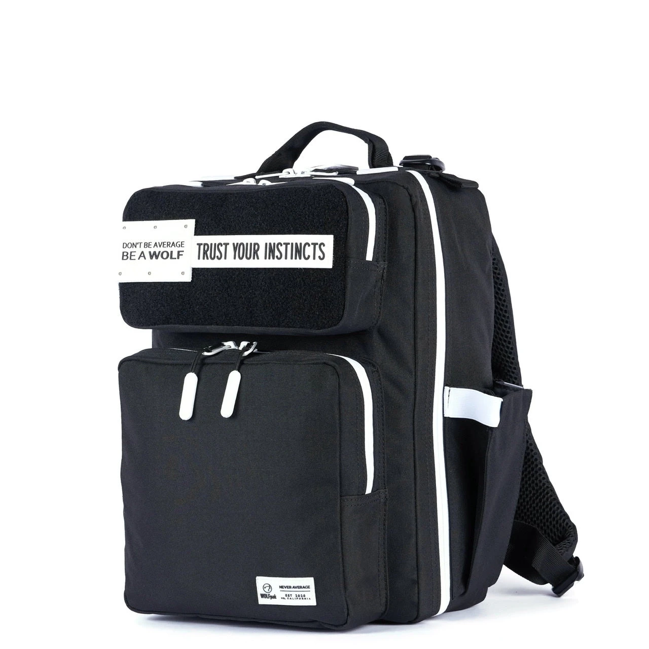 15L Backpack Alpha Black White Accents 2 15L Backpack Alpha Black White Accents - Image 2