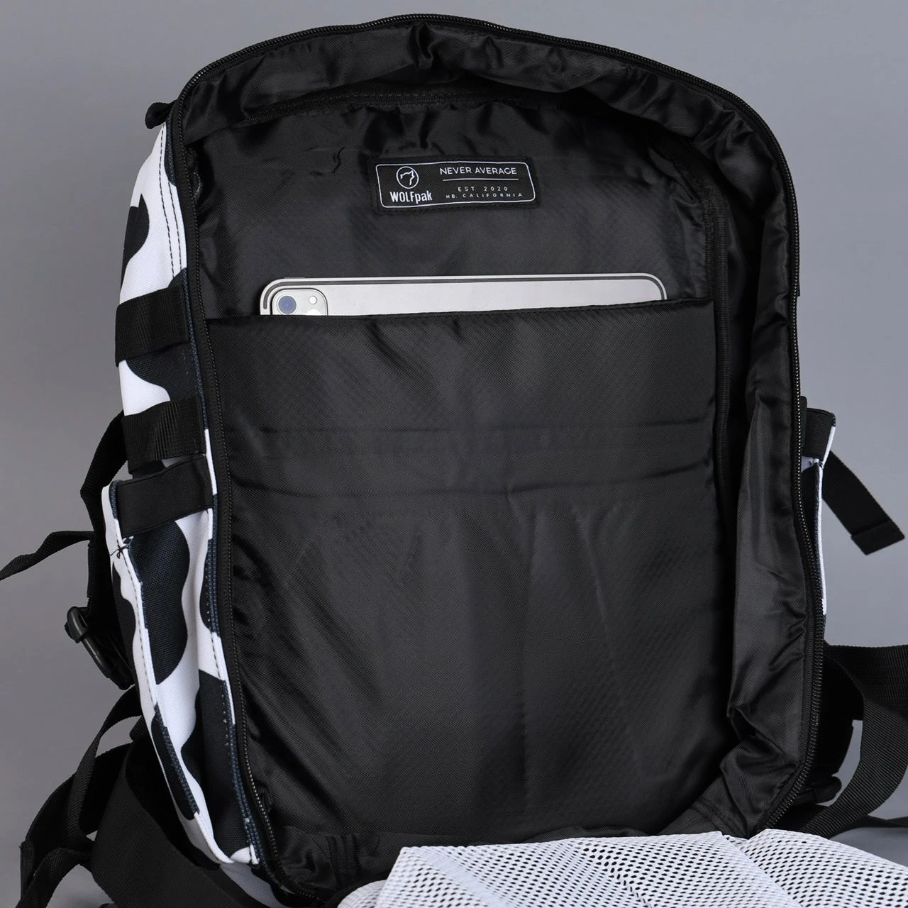 35L Backpack Black White Cow 19 35L Backpack Black White Cow - Image 19
