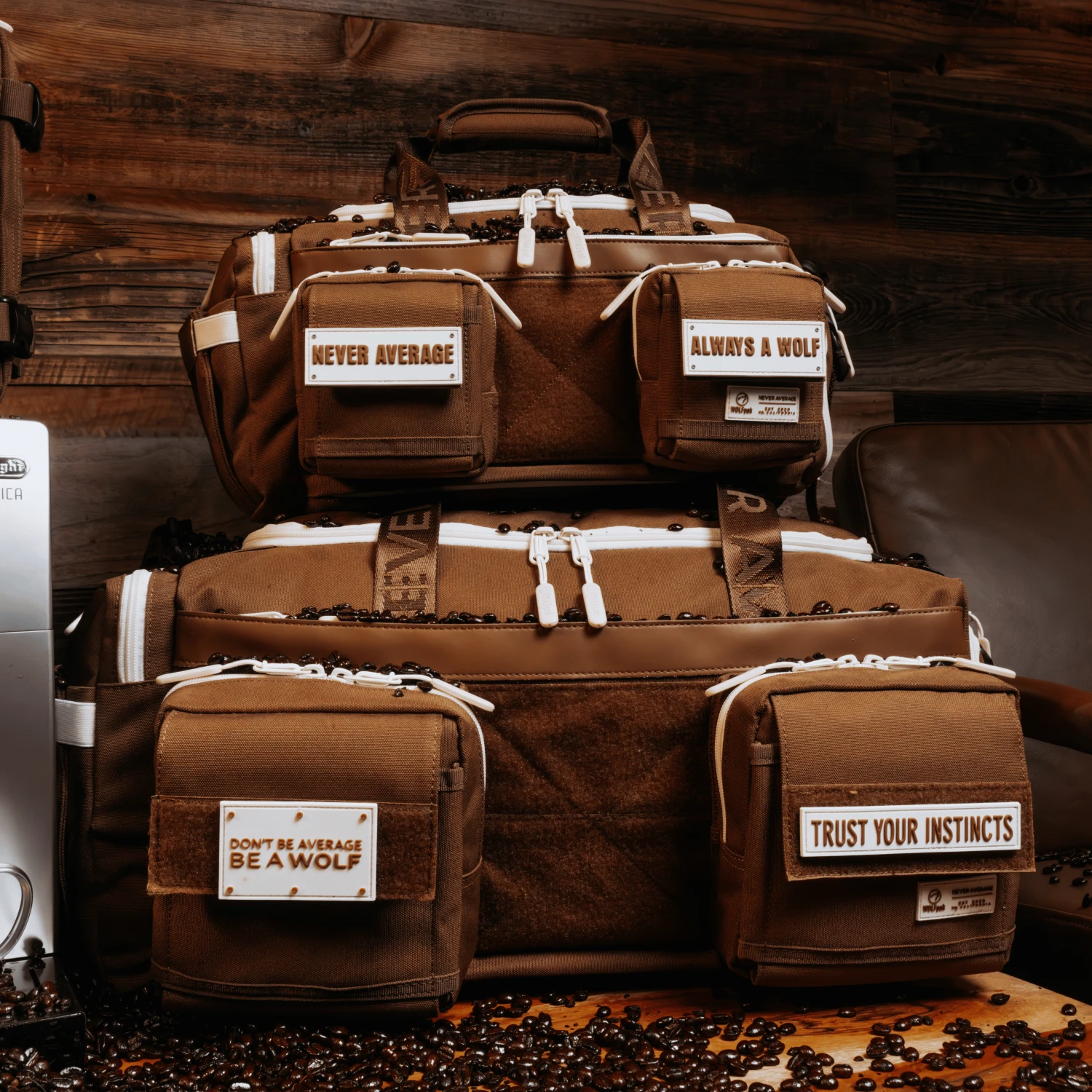 20L Mini Duffle Bag Mocha Brown 5 20L Mini Duffle Bag Mocha Brown - Image 5