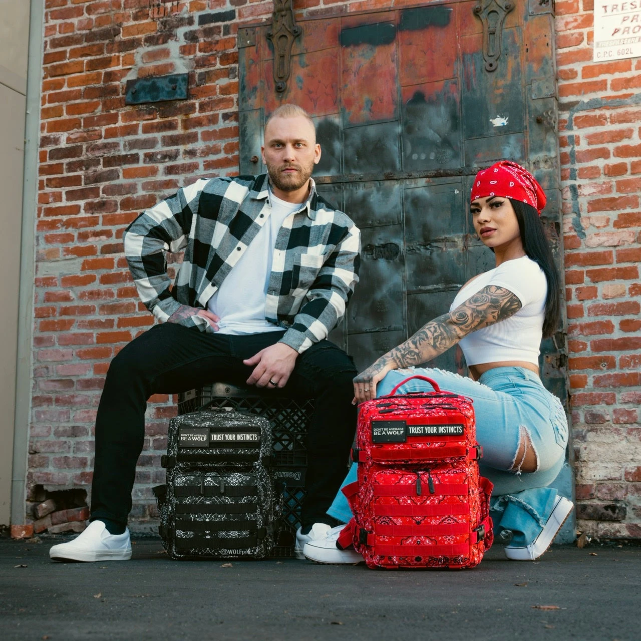 25L Backpack Black Bandana 4 25L Backpack Black Bandana - Image 4