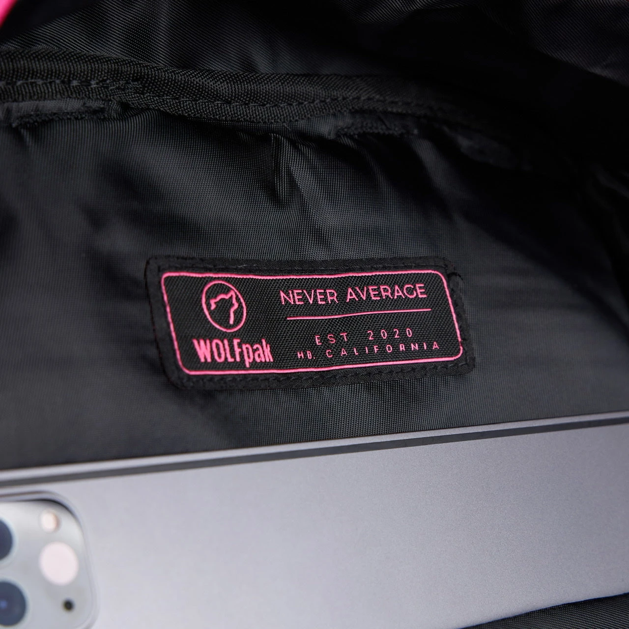 15L Backpack Black Neon Pink 20 15L Backpack Black Neon Pink - Image 20