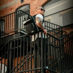 15L Backpack Alpha Black White Accents 24 15L Backpack Alpha Black White Accents -Wolfpak 5