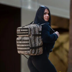 35L Backpack Black Tan Plaid 24 35L Backpack Black Tan Plaid -Wolfpak 5326A761 7BF4 4C7B AC78 757E46913809