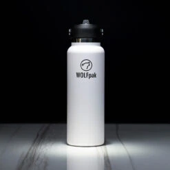 40oz Flask Arctic White
