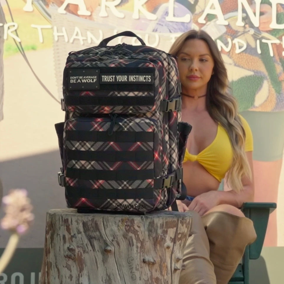 35L Backpack Fashion Cross Pattern 3 35L Backpack Fashion Cross Pattern - Image 3