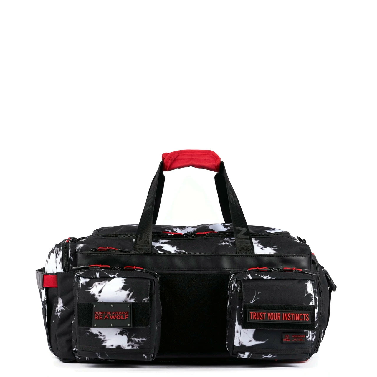 40L Ultimate Duffle Bag Black Lightning Immortal Red 2 40L Ultimate Duffle Bag Black Lightning Immortal Red - Image 2