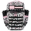 45L Backpack Leopard Pink Zip