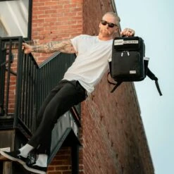 15L Backpack Alpha Black White Accents 25 15L Backpack Alpha Black White Accents -Wolfpak 6