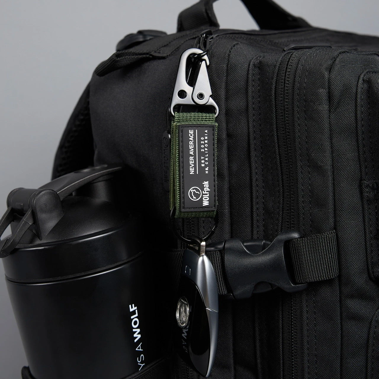 Multi-Functional Nylon Key Chain OD Green 5 Multi-Functional Nylon Key Chain OD Green - Image 5