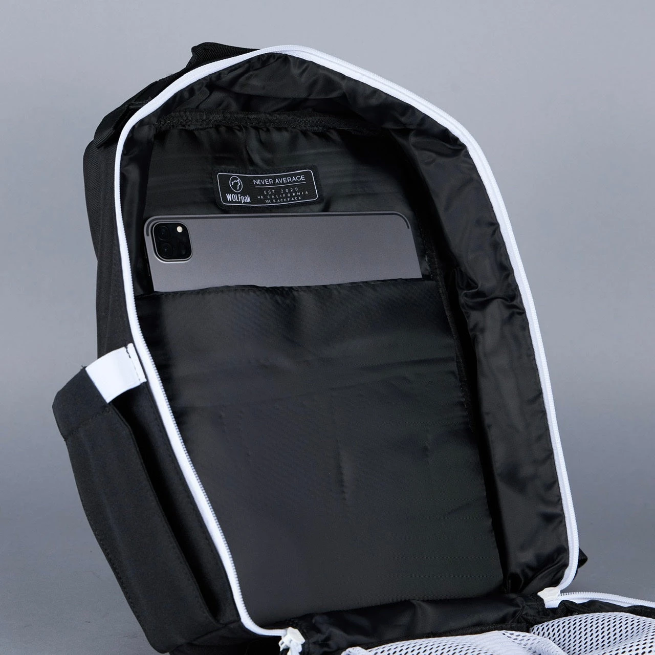 15L Backpack Alpha Black White Accents 19 15L Backpack Alpha Black White Accents - Image 19