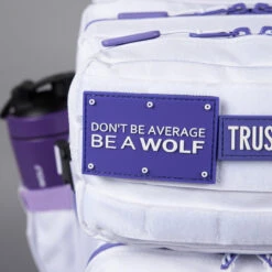 35L Backpack White With Purple Accents -Wolfpak 8D44536B D898 4A24 8BCA BDAE0ED9C6A9