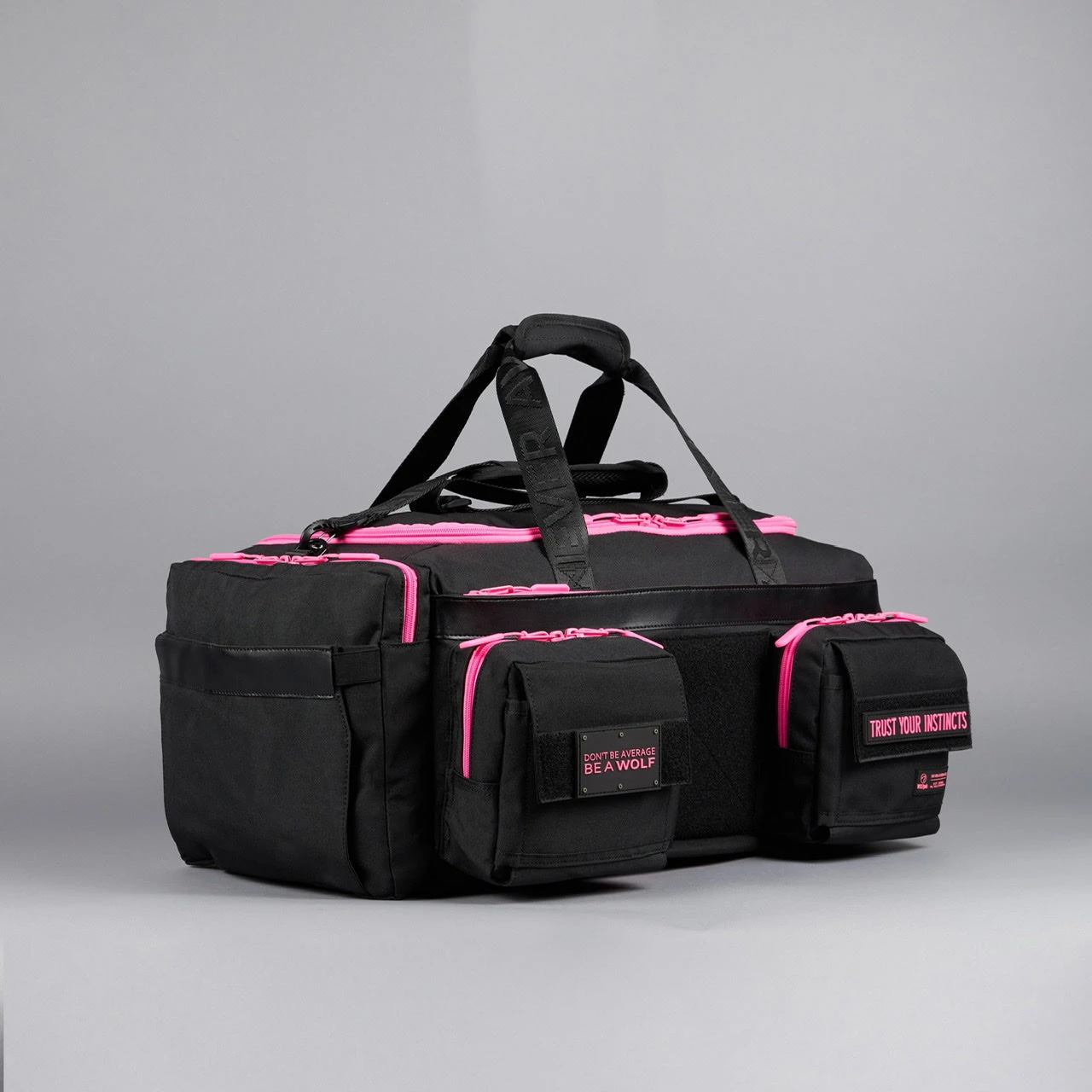 40L Ultimate Duffle Bag Black Neon Pink 11 40L Ultimate Duffle Bag Black Neon Pink - Image 11