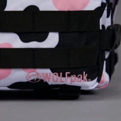 25L Backpack Pink Black Cow -Wolfpak 92DA5C06 EF38 463D B395 FD5FC0104DB8