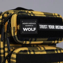 9L Backpack Mini Bumblebee Yellow Plaid -Wolfpak 9AC81813 04F7 4A58 A24C 84AD262E1133