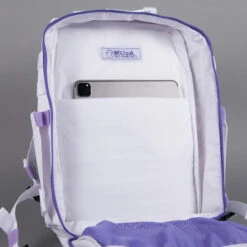 35L Backpack White With Purple Accents -Wolfpak 9B981DA1 A161 4ABF BE87 5E3368EAAD63
