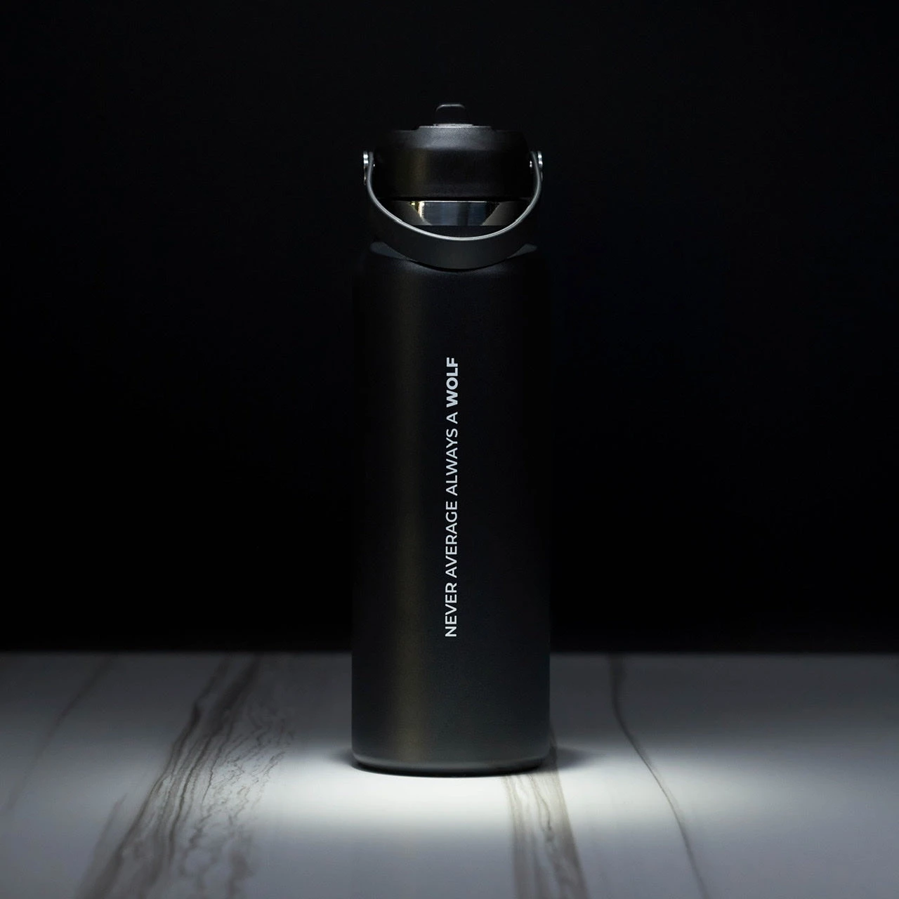 40oz Flask Alpha Black 2 40oz Flask Alpha Black - Image 2