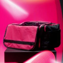 40L Ultimate Duffle Bag Black Neon Pink 25 40L Ultimate Duffle Bag Black Neon Pink -Wolfpak A7R06368copy