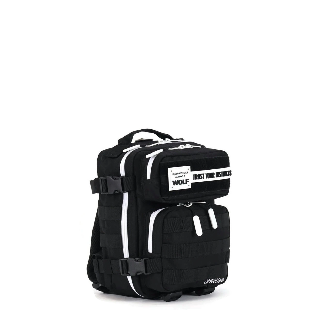 9L Backpack Mini Alpha Black White Accents 1 9L Backpack Mini Alpha Black White Accents
