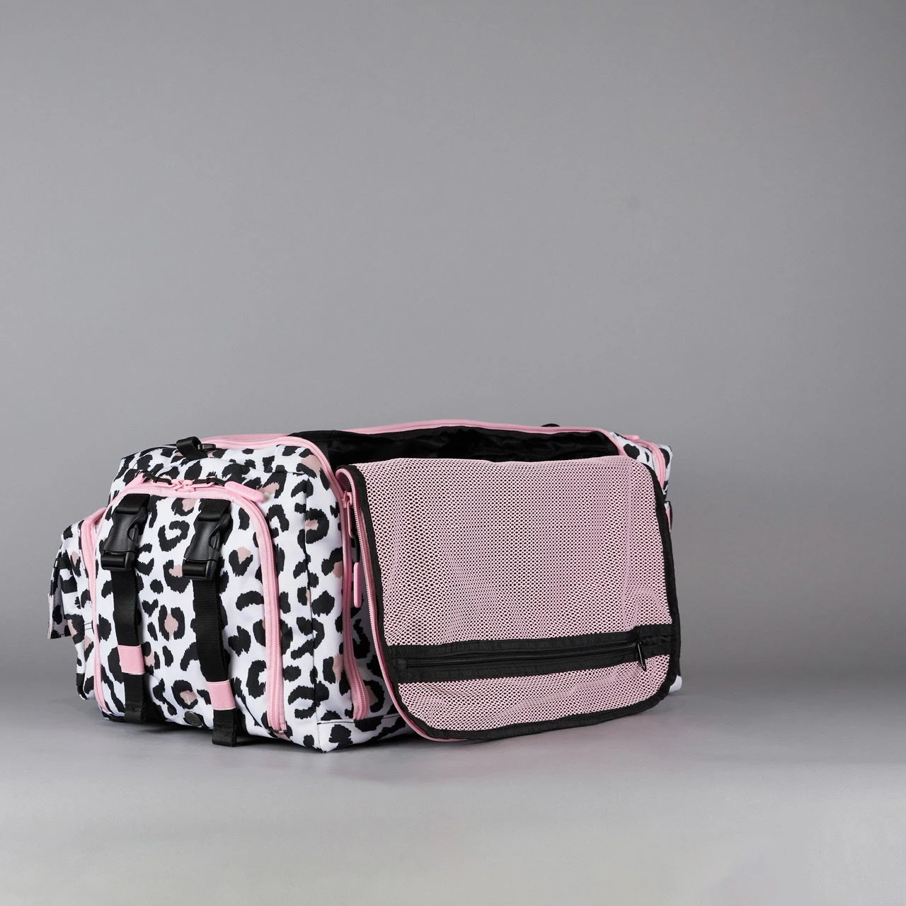 40L Ultimate Duffle Bag Leopard Pink Zip 12 40L Ultimate Duffle Bag Leopard Pink Zip - Image 12