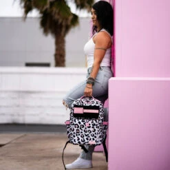 15L Backpack Leopard Pink Zip -Wolfpak CEB9D988 5079 4B26 A93C 7CCA46317EDD