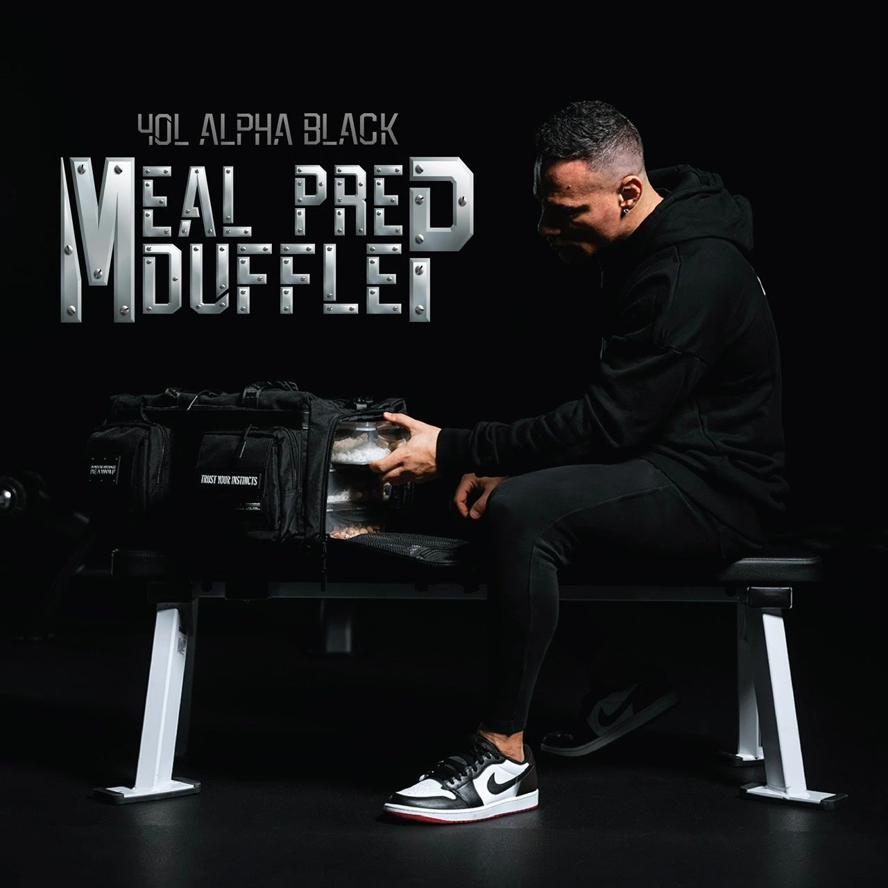 40L Alpha Black Meal Management Duffle Bag 1 40L Alpha Black Meal Management Duffle Bag