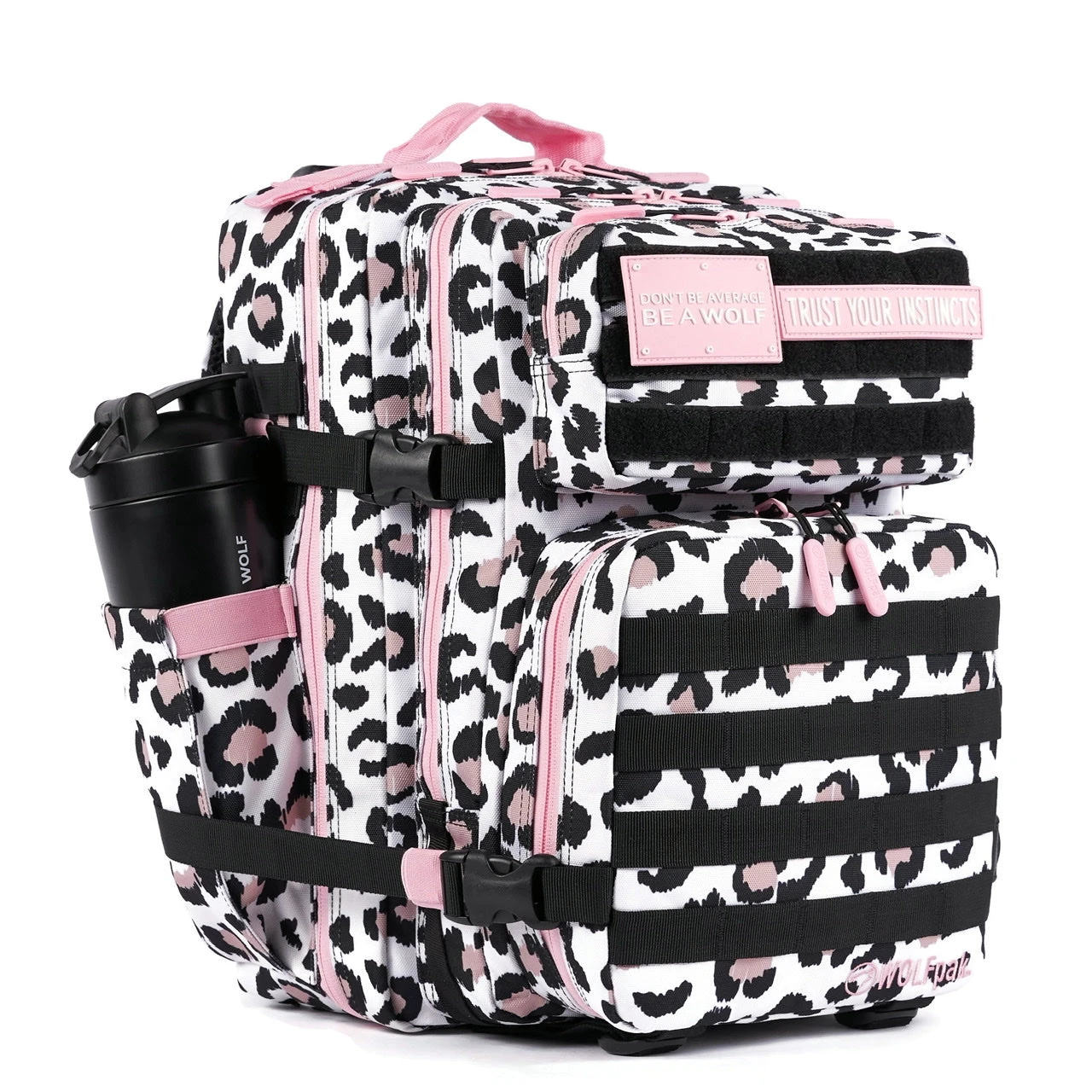 35L Leopard Pink Zip Meal Prep Management 2 35L Leopard Pink Zip Meal Prep Management - Image 2