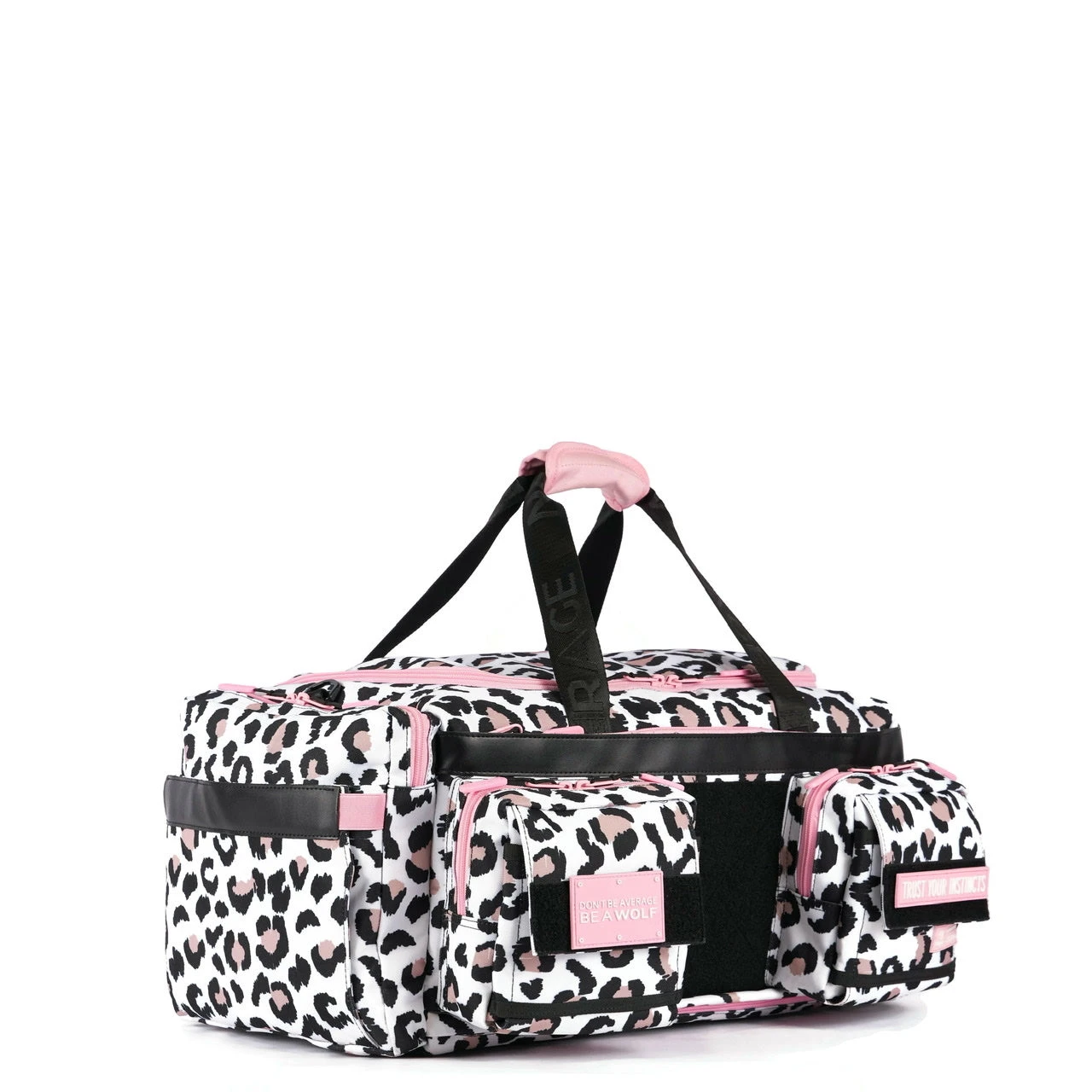 40L Ultimate Duffle Bag Leopard Pink Zip 1 40L Ultimate Duffle Bag Leopard Pink Zip