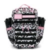 35L Backpack Leopard Pink Zip