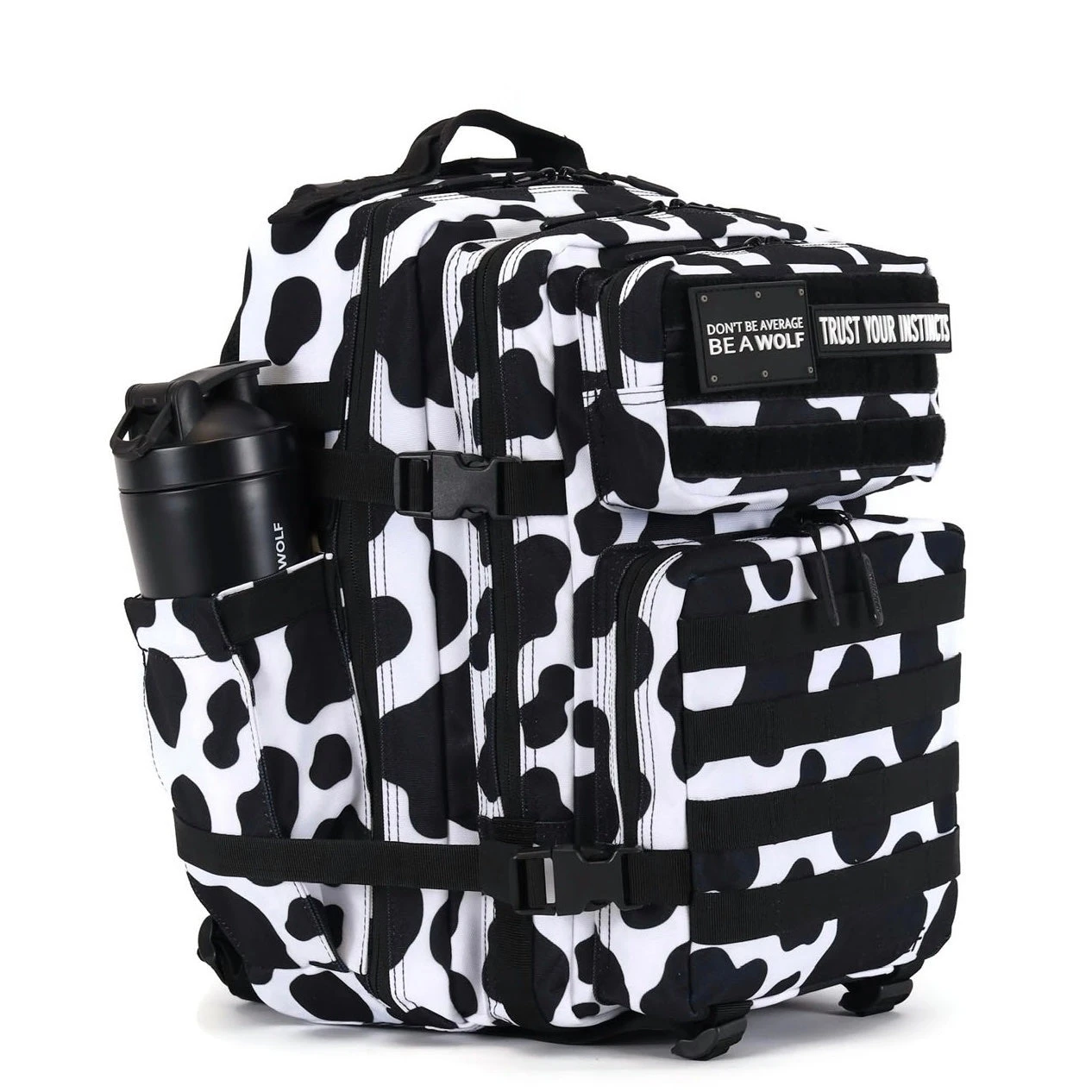 35L Backpack Black White Cow 2 35L Backpack Black White Cow - Image 2