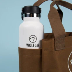 Mini Tote Bag Mocha Brown -Wolfpak Minitotes5.3.24 191