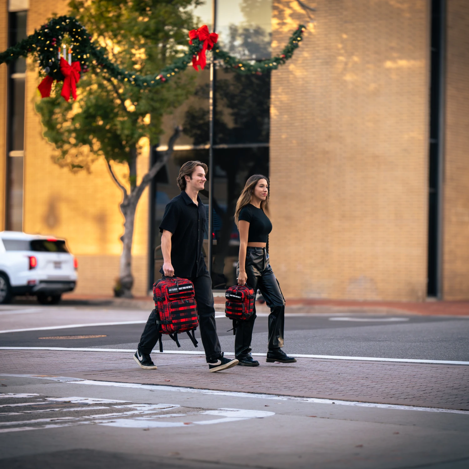 35L Backpack Buffalo Red Plaid 5 35L Backpack Buffalo Red Plaid - Image 5