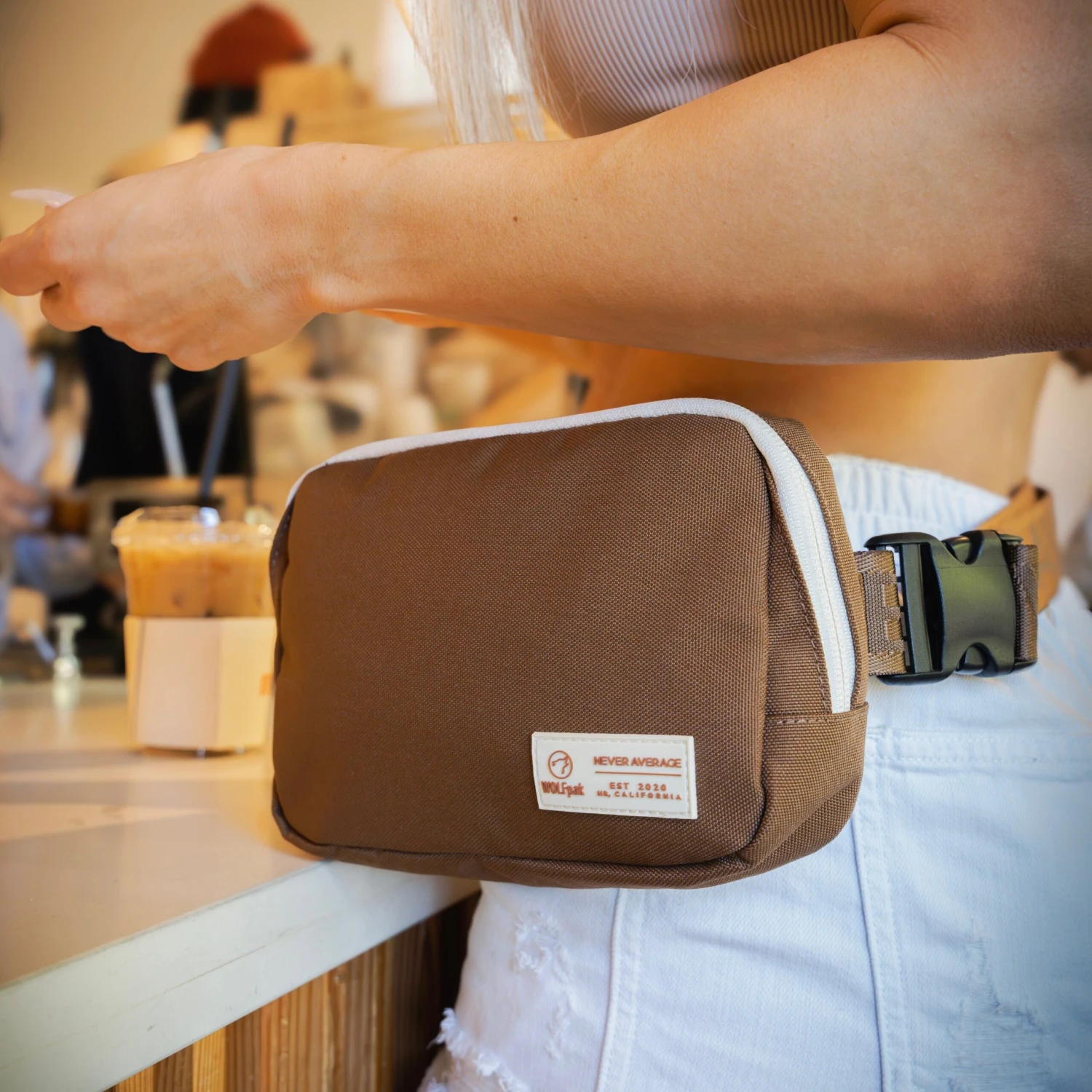 Crossbody Pack Mocha Brown 4 Crossbody Pack Mocha Brown - Image 4