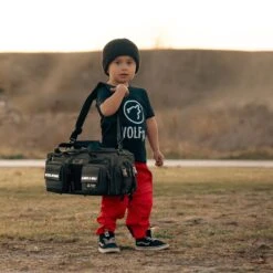 20L Mini Duffle Bag Alpha Black -Wolfpak a7r02139 enhanced nr