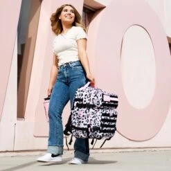 35L Backpack Leopard Pink Zip -Wolfpak image 4f128e16 6090 41a2 8a12 1ea9065ee281