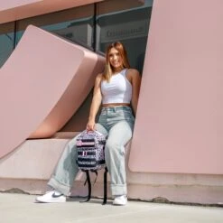 9L Backpack Mini Leopard Pink Zip 24 9L Backpack Mini Leopard Pink Zip -Wolfpak image 78a5ccec 47e4 42c6 aaf5 528ab73b8257