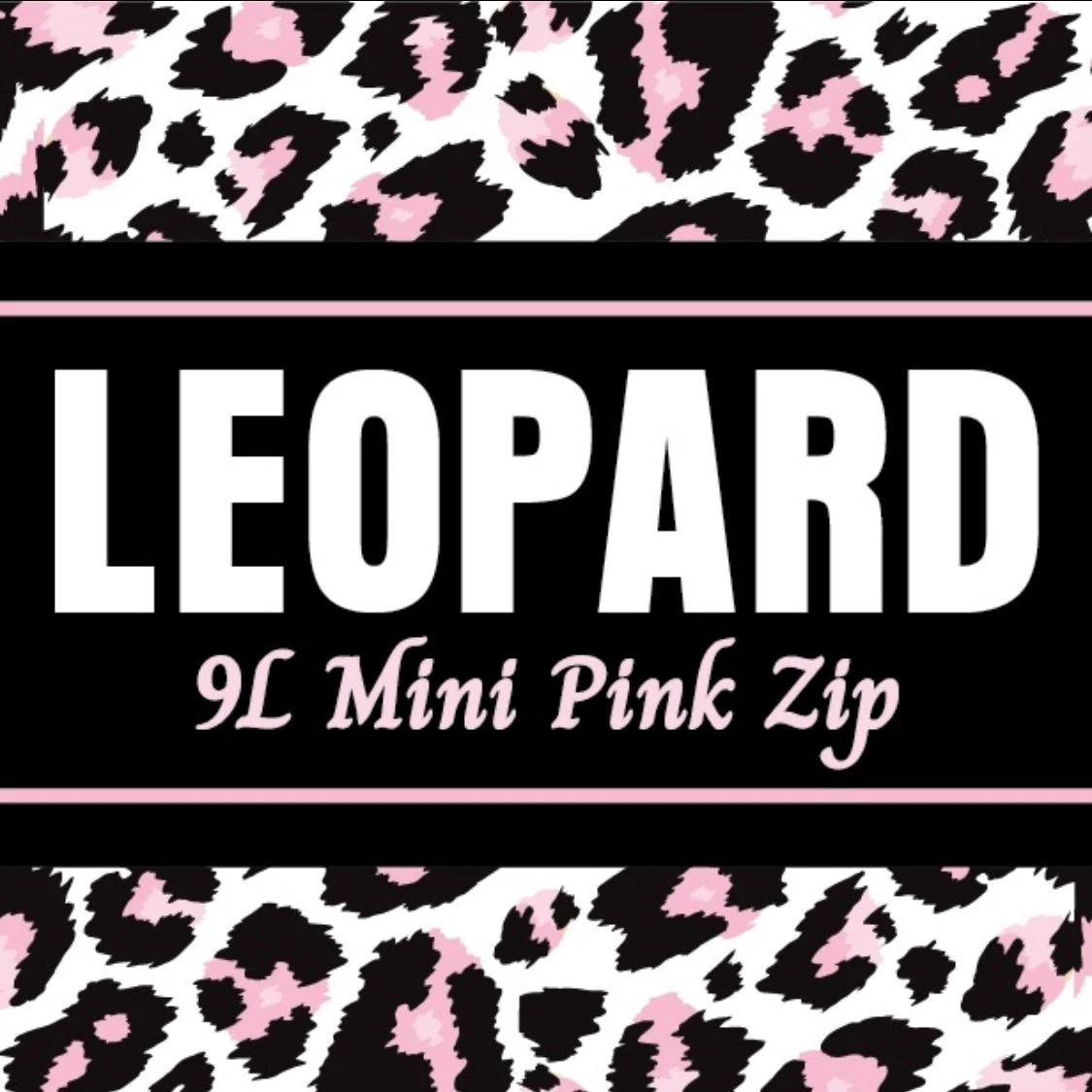 9L Backpack Mini Leopard Pink Zip 6 9L Backpack Mini Leopard Pink Zip - Image 6