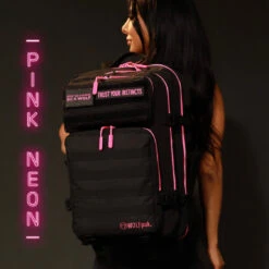45L Backpack Black Neon Pink -Wolfpak image abdf4298 8fe0 4d6d 8f7d 531a177da445