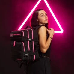 25L Backpack Black Neon Pink -Wolfpak image c6e3aeaf e67d 4b7a a993 049bcdaff218