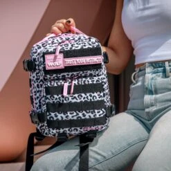 9L Backpack Mini Leopard Pink Zip 22 9L Backpack Mini Leopard Pink Zip -Wolfpak image eac17f74 7499 4fca abb6 94ffc5d982e2